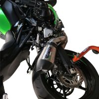 Scarico GPR compatibile con  Kawasaki Z 900 E 2020-2024, Gpe Ann. titanium, Scarico omologato, silenziatore con db killer estraibile e raccordo specifico