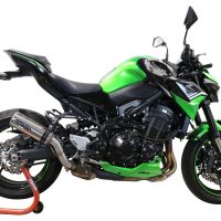 Scarico GPR compatibile con  Kawasaki Z 900 2021-2024, M3 Inox , Scarico omologato, silenziatore con db killer estraibile e raccordo specifico