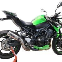 Scarico GPR compatibile con  Kawasaki Z 900 2021-2024, M3 Inox , Scarico omologato, silenziatore con db killer estraibile e raccordo specifico