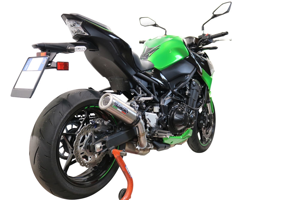 Scarico GPR compatibile con  Kawasaki Z 900 2021-2024, M3 Inox , Scarico omologato, silenziatore con db killer estraibile e raccordo specifico