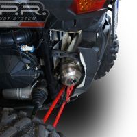 Scarico GPR compatibile con  Polaris  Rzr XP 1000  2014-2023, Power Bomb, Scarico omologato, silenziatore con db killer estraibile e raccordo specifico