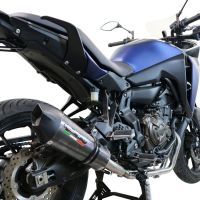 Scarico GPR compatibile con  Yamaha Mt-07  2014-2016, Gpe Ann. Poppy, Scarico completo omologato,fornito con db killer estraibile e collettore