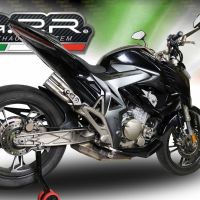 Scarico GPR compatibile con  Zontes Zx 310 2018-2020, F205, Scarico omologato, silenziatore con db killer estraibile e raccordo specifico