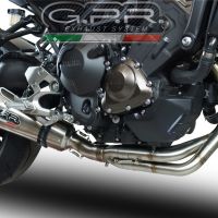 Scarico GPR compatibile con  Yamaha Tracer 900 GT  2018-2020, GP Evo4 Titanium, Scarico completo omologato,fornito con db killer estraibile,catalizzatore e collettore