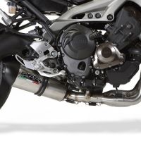 Scarico GPR compatibile con  Yamaha XSR900 2016-2021, GP Evo4 Titanium, Scarico completo omologato,fornito con db killer estraibile,catalizzatore e collettore