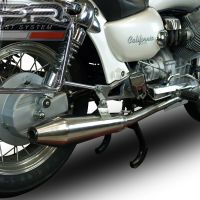 Scarico GPR compatibile con  Moto Guzzi California 1100 Special-Stone-Sport-Ev-Alu 1997-2005, Vintacone, Coppia di terminali di scarico omologati, forniti con db killer removibili e raccordi specifici