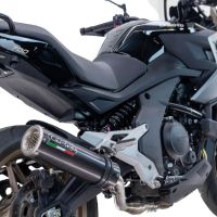 Scarico GPR compatibile con  Cf Moto 700 Mt 2023-2024, M3 Poppy , Terminale di scarico omologato,fornito con db killer estraibile,catalizzatore e collettore