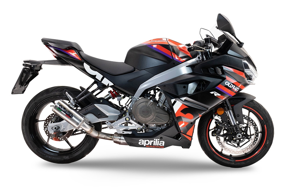 GPR exhaust compatible with  Aprilia RS 457 2024-2025, M3 Inox , Racing full system exhaust, including removable db killer 