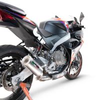 Scarico GPR compatibile con  Aprilia RS 457 2024-2025, M3 Inox , Scarico completo omologato,fornito con db killer estraibile,catalizzatore e collettore