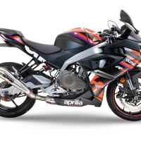 GPR exhaust compatible with  Aprilia RS 457 2024-2025, Powercone Evo, Racing full system exhaust, including removable db killer 