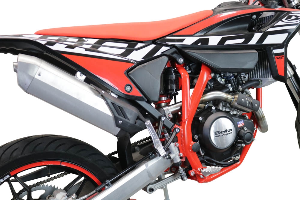 Scarico GPR compatibile con  Beta RR 125 4T Enduro 2021-2024, Decatalizzatore, Collettore tubo decatalizzatore