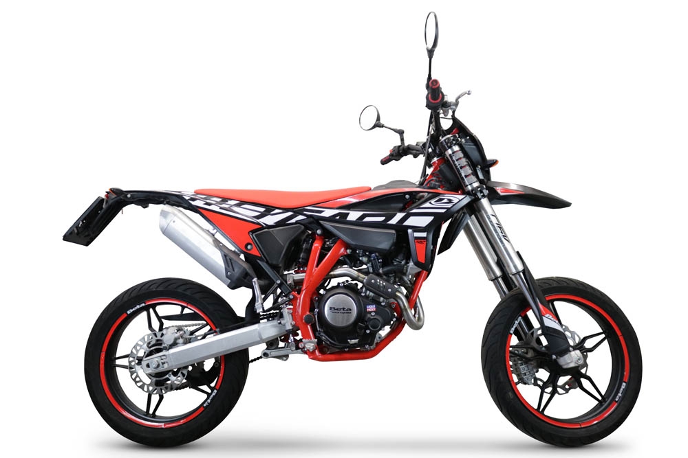 Scarico GPR compatibile con  Beta RR 125 4T Enduro 2021-2024, Decatalizzatore, Collettore tubo decatalizzatore