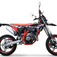 Scarico GPR compatibile con  Beta RR 125 4T Enduro 2021-2024, Decatalizzatore, Collettore tubo decatalizzatore