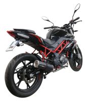 Scarico GPR compatibile con  Benelli Bn 125 2021-2024, M3 Black Titanium, Scarico completo omologato,fornito con db killer estraibile,catalizzatore e collettore