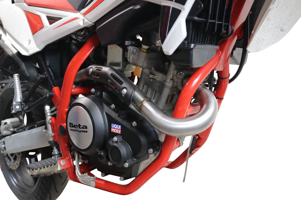 Scarico GPR compatibile con  Beta RR 125 4T Motard 2019-2020, Decatalizzatore, Collettore tubo decatalizzatore