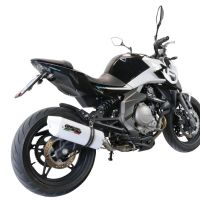 Scarico GPR compatibile con  Cf Moto 400 NK 2019-2020, Albus Evo4, Terminale di scarico omologato,fornito con db killer estraibile,catalizzatore e collettore