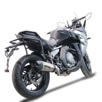 Scarico GPR compatibile con  Cf Moto 650 Gt 2022-2024, Gpe Ann. Titanium, Terminale di scarico Racing, con raccordo specifico e db killer estraibile