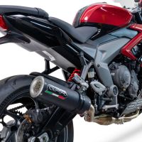 Scarico GPR compatibile con  Triumph Daytona 660 2023-2025, M3 Black Titanium, Scarico completo racing, fornito con db killer estraibile e collettore, non conforme per uso stradale