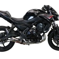 Scarico GPR compatibile con  Kawasaki Z 650 2017-2020, M3 Inox , Scarico completo omologato,fornito con db killer estraibile,catalizzatore e collettore