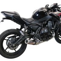 Scarico GPR compatibile con  Kawasaki Z 650 2017-2020, M3 Inox , Scarico completo omologato,fornito con db killer estraibile,catalizzatore e collettore