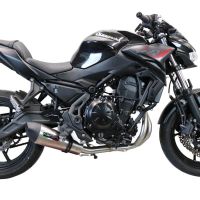 Scarico GPR compatibile con  Kawasaki Z 650 2017-2020, GP Evo4 Titanium, Scarico completo omologato,fornito con db killer estraibile,catalizzatore e collettore