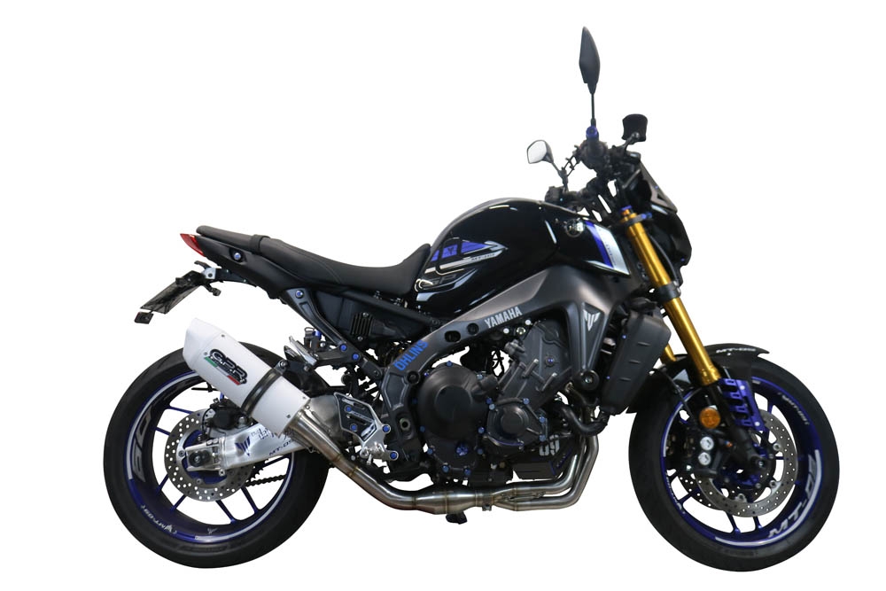 Scarico GPR compatibile con  Yamaha Mt-09 2021-2023, Albus Evo4, Scarico completo omologato,fornito con db killer estraibile,catalizzatore e collettore