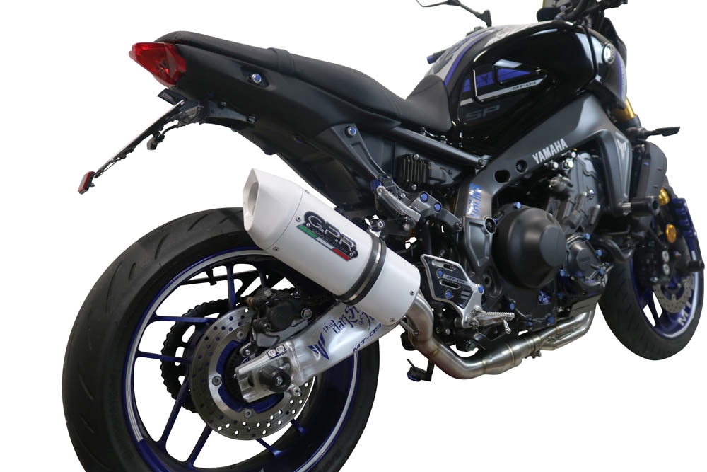 Scarico GPR compatibile con  Yamaha Mt-09 2021-2023, Albus Evo4, Scarico completo omologato,fornito con db killer estraibile,catalizzatore e collettore