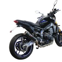 Scarico GPR compatibile con  Yamaha Mt-09 2021-2023, M3 Black Titanium, Scarico completo omologato,fornito con db killer estraibile,catalizzatore e collettore