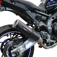 Scarico GPR compatibile con  Yamaha Mt-09 2021-2023, M3 Black Titanium, Scarico completo omologato,fornito con db killer estraibile,catalizzatore e collettore