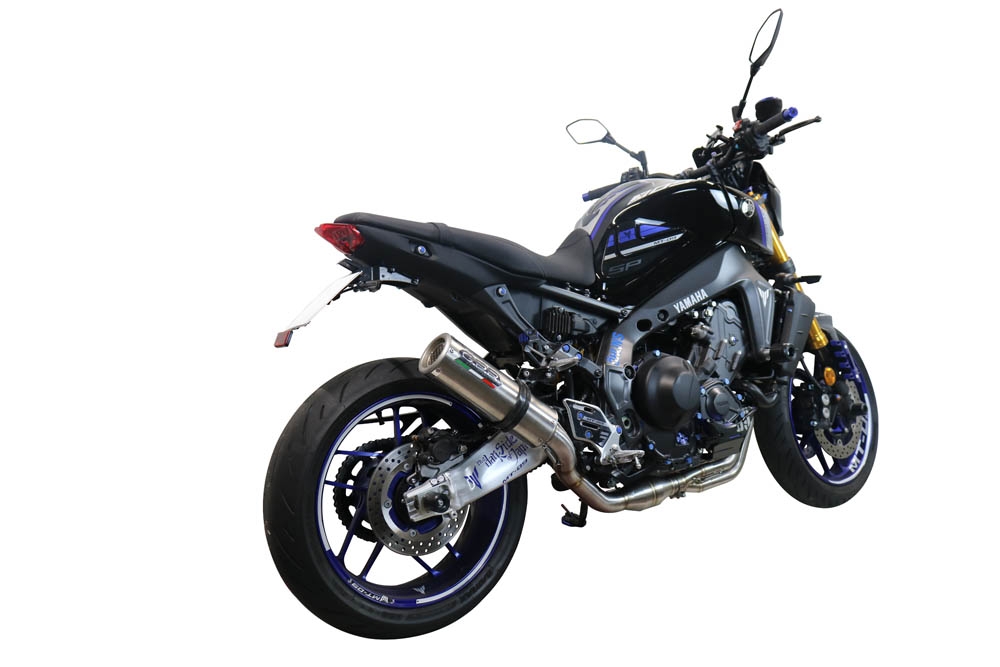 Scarico GPR compatibile con  Yamaha Mt-09 2021-2023, M3 Inox , Scarico completo omologato,fornito con db killer estraibile,catalizzatore e collettore