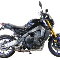 Scarico GPR compatibile con  Yamaha Mt-09 2014-2020, Gpe Ann. titanium, Scarico completo racing, fornito con db killer estraibile e collettore, non conforme per uso stradale