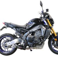 Scarico GPR compatibile con  Yamaha XSR900 2016-2021, M3 Black Titanium, Scarico completo racing, fornito con db killer estraibile e collettore, non legale per uso stradale