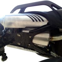 Scarico GPR compatibile con  Yamaha Fz6 600-Fazer S1-S2  2004-2013, Alluminio Ghost, Scarico omologato, silenziatore con db killer estraibile e raccordo specifico