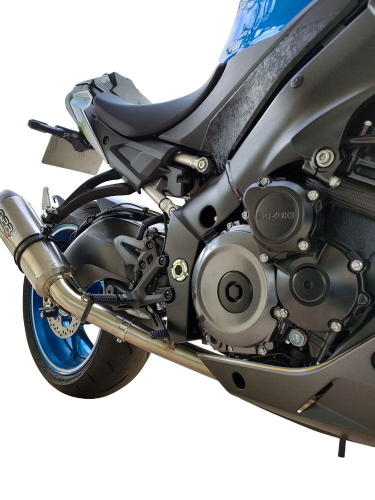 Scarico GPR compatibile con  Suzuki Gsx-S 1000  2017-2020, GP Evo4 Titanium, Scarico completo omologato,fornito con db killer estraibile,catalizzatore e collettore