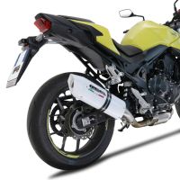 Scarico GPR compatibile con  Honda CB 750 Hornet  2023-2024, Albus Evo4, Scarico omologato, silenziatore con db killer estraibile e raccordo specifico