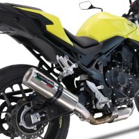 Scarico GPR compatibile con  Honda CB 750 Hornet  2023-2024, M3 Inox , Scarico omologato, silenziatore con db killer estraibile e raccordo specifico