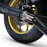 Scarico GPR compatibile con  Honda Cmx 1100 Rebel 2021-2024, M3 Black Titanium, Scarico omologato, silenziatore con db killer estraibile e raccordo specifico