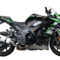 Scarico GPR compatibile con  Kawasaki Ninja 1000 Sx 2021-2024, Albus Evo4, Scarico omologato, silenziatore con db killer estraibile e raccordo specifico