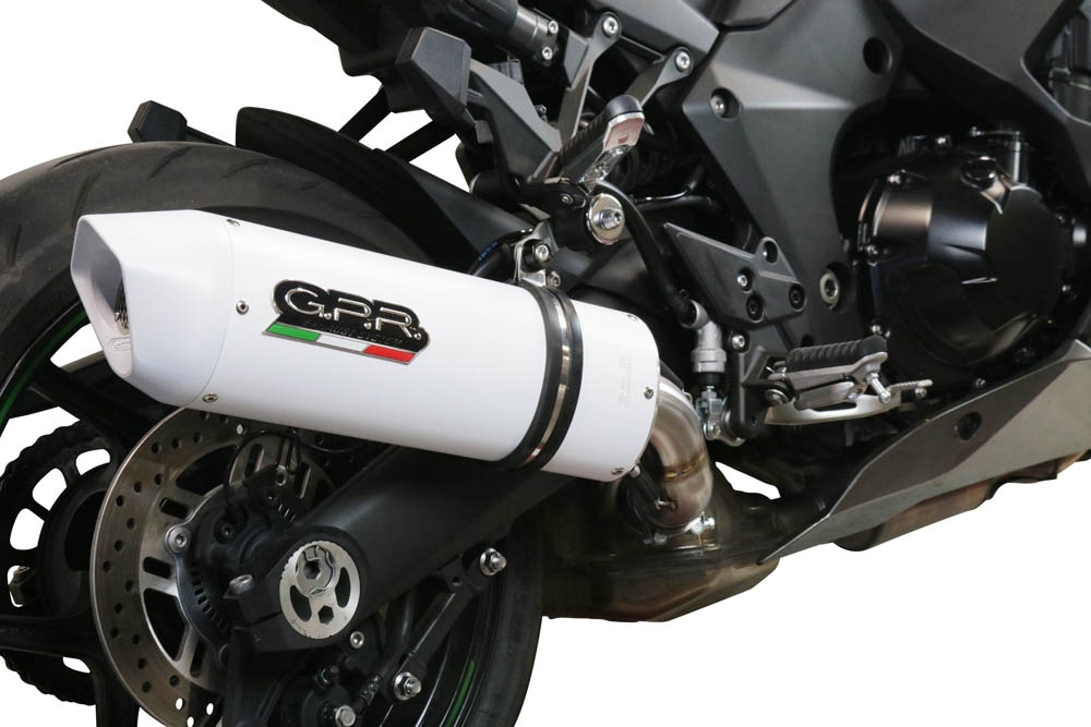 Scarico GPR compatibile con  Kawasaki Ninja 1000 Sx 2021-2024, Albus Evo4, Scarico omologato, silenziatore con db killer estraibile e raccordo specifico