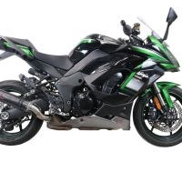 Scarico GPR compatibile con  Kawasaki Ninja 1000 Sx 2021-2023, M3 Poppy , Scarico omologato, silenziatore con db killer estraibile e raccordo specifico