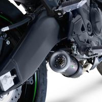 Scarico GPR compatibile con  Kawasaki Versys 650 2021-2022, M3 Black Titanium, Scarico completo omologato,fornito con db killer estraibile,catalizzatore e collettore