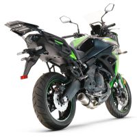 GPR exhaust compatible with  Kawasaki Versys 650 2015-2016, M3 Inox , Homologated legal full system exhaust, including removable db killer and catalyst 