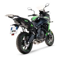 Scarico GPR compatibile con  Kawasaki Versys 650 2021-2022, Powercone Evo, Scarico completo racing, fornito con db killer estraibile e collettore, non conforme per uso stradale