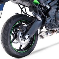 Scarico GPR compatibile con  Kawasaki Versys 650 2023-2024, Powercone Evo, Scarico completo racing, fornito con db killer estraibile e collettore, non conforme per uso stradale