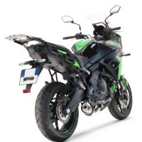 Scarico GPR compatibile con  Kawasaki Versys 650 2021-2022, Satinox, Scarico completo omologato,fornito con db killer estraibile,catalizzatore e collettore