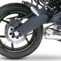 Scarico GPR compatibile con  Kawasaki Versys 650 2015-2016, Satinox , Scarico completo omologato,fornito con db killer estraibile e collettore