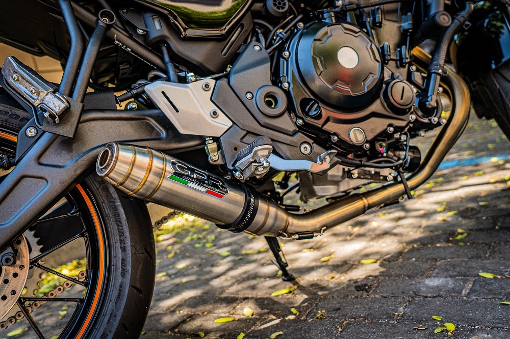 GPR exhaust compatible with  Kawasaki Z 650 RS 2021-2023, Deeptone Inox, Racing full system exhaust  