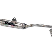 GPR exhaust compatible with  Kawasaki KLX 110 / 110 L 2003-2024, Deeptone Inox, Racing full system exhaust, including removable db killer/spark arrestor 