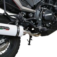 Scarico GPR compatibile con  Moto Morini X-CAPE 650 2021-2023, Albus Evo4, Scarico semi-completo omologato,fornito con db killer estraibile,catalizzatore e collettore