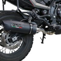 Scarico GPR compatibile con  Moto Morini X-CAPE 650 2021-2023, Furore Evo4 Nero, Scarico semi-completo omologato,fornito con db killer estraibile,catalizzatore e collettore